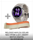 RELOGIO HAYLOU SOLAR NEO HF008 (LS21) SMART WATCH ANATEL SILVER/BEIGE